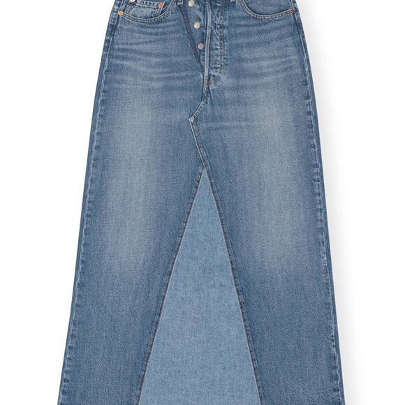 Levi's X Ganni Deconstructed Skirt - Picture 2 of 4